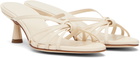 Aeyde Off-White Abby Leather Mules