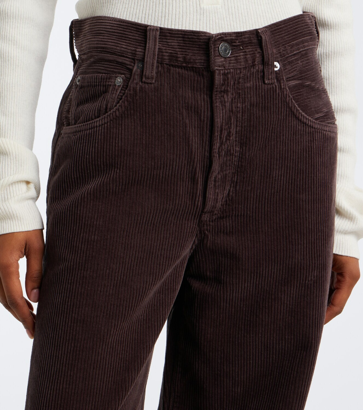 Agolde Curve cotton corduroy wide-leg pants