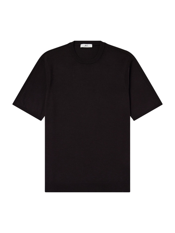 Photo: Mr P. - Merino Wool T-Shirt - Brown