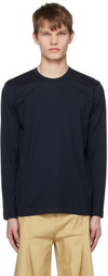 Comme des Garçons Shirt Navy Crewneck Long Sleeve T-Shirt
