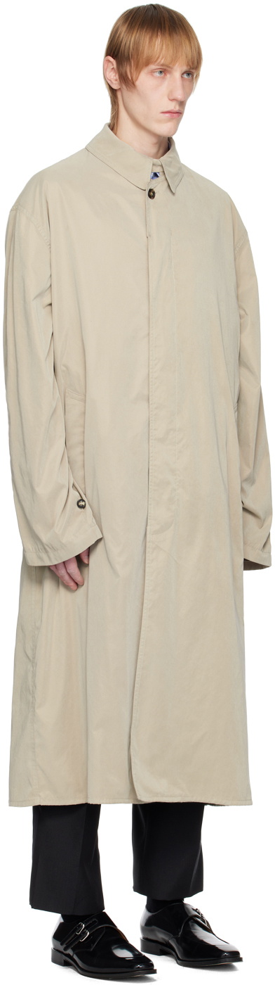 Maison Margiela Beige Peached Trench Coat