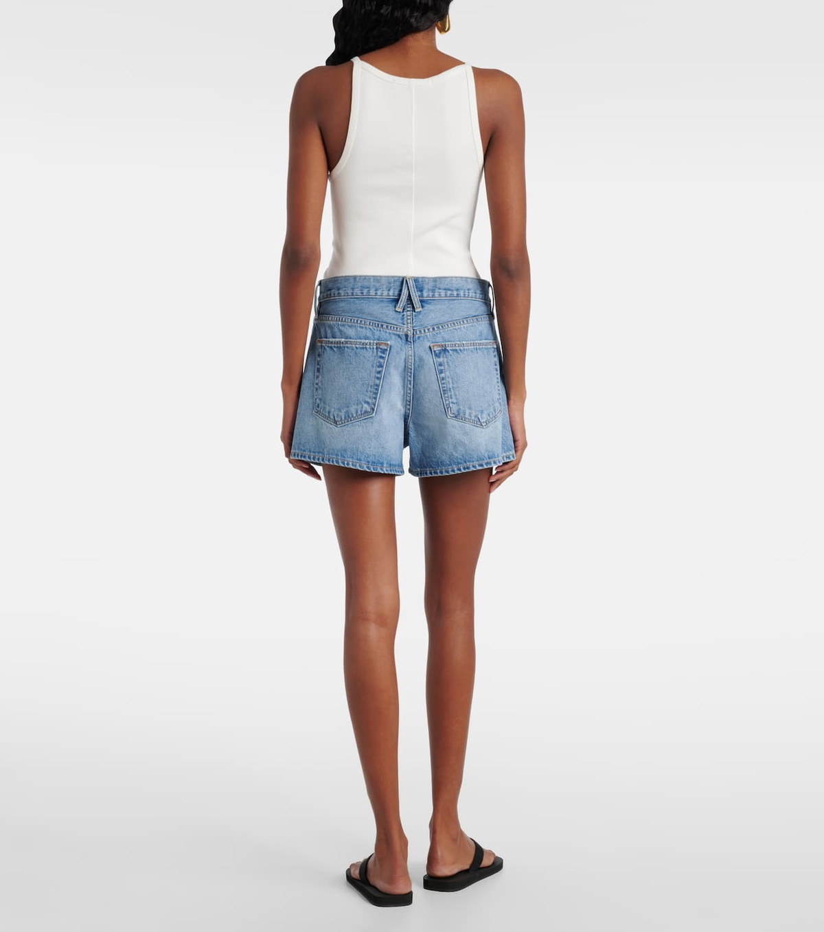Slvrlake Mila mid-rise denim shorts