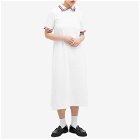 Thom Browne Women's Midi RWB Polo Dress in White