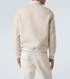 Eleventy Wool and cashmere varsity jacket