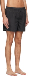Casablanca Black Jacquard Swim Shorts