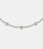 Kamyen 18kt white gold choker with diamonds