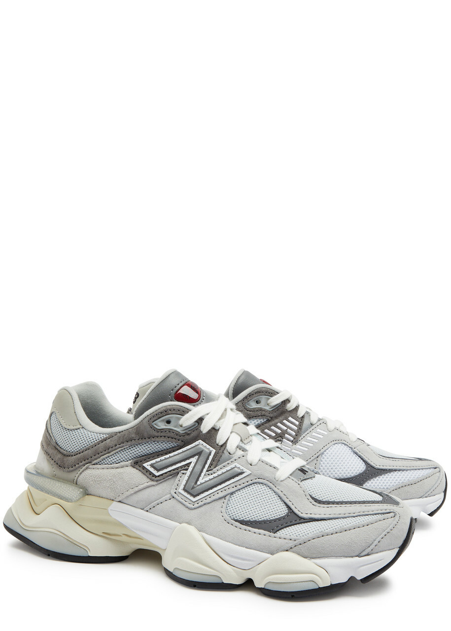 New Balance 9060 Panelled Mesh Sneakers Grey New Balance