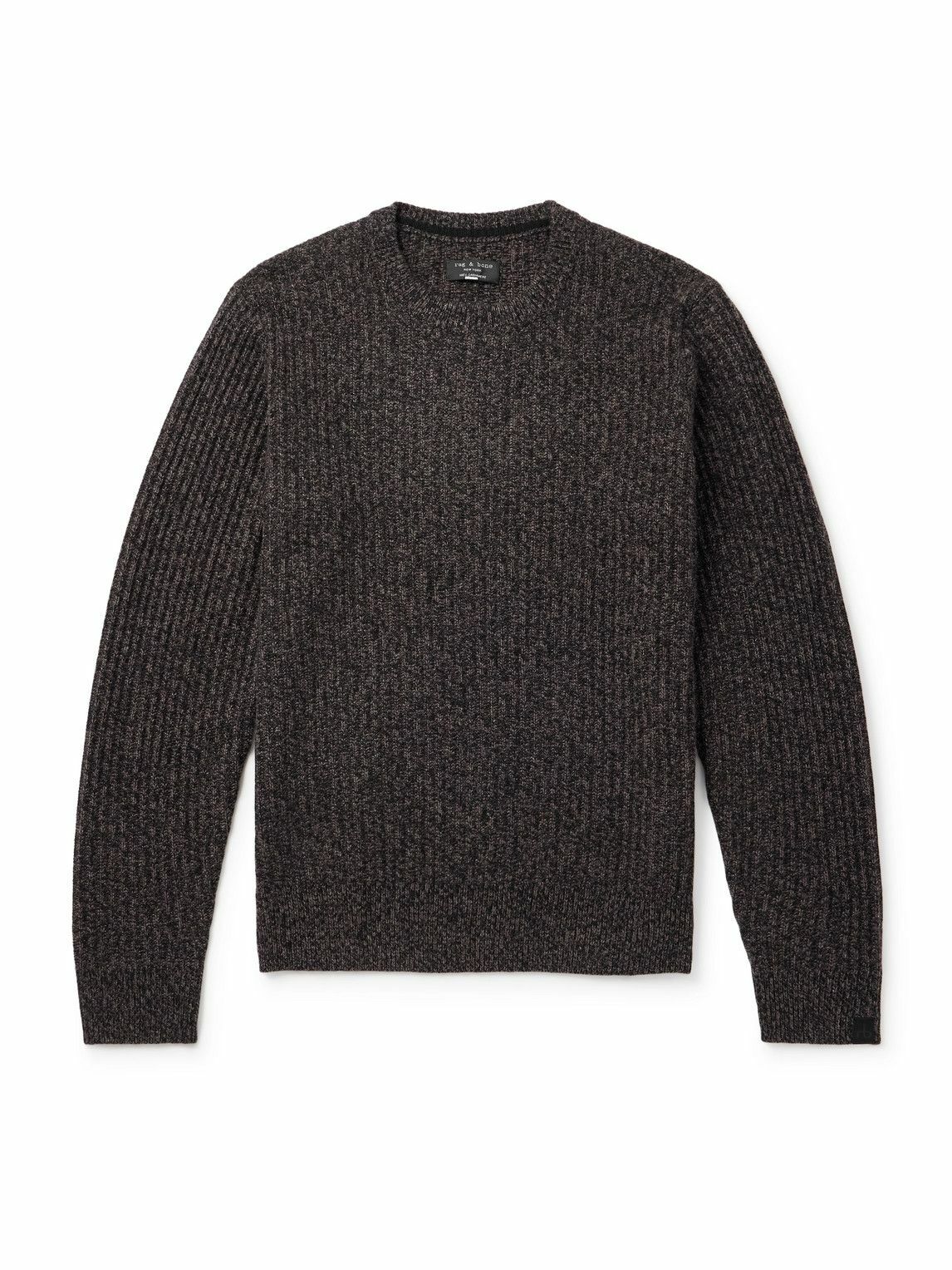 Rag & Bone - Jensen Ribbed-Knit Cashmere Sweater - Brown