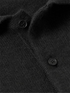 The Row - Joyce Cotton and Cashmere-Blend Polo Shirt - Gray
