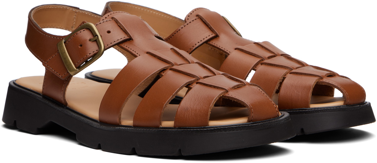 KLEMAN Tan Babord VGT Fisherman Sandals