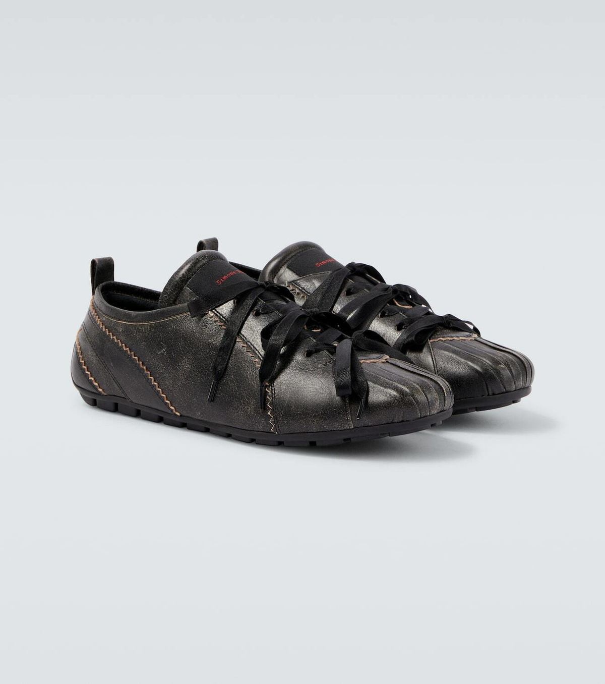 Simone Rocha Ballerina Grip leather sneakers
