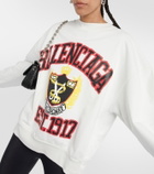 Balenciaga College logo cotton sweatshirt