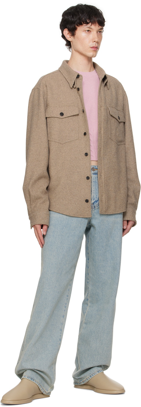 Recto Pink Brushed Sweater