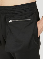 Patch Pocket Track Pants in Black