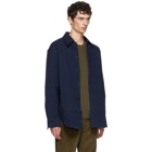 Acne Studios Navy Minimal Military Shirt