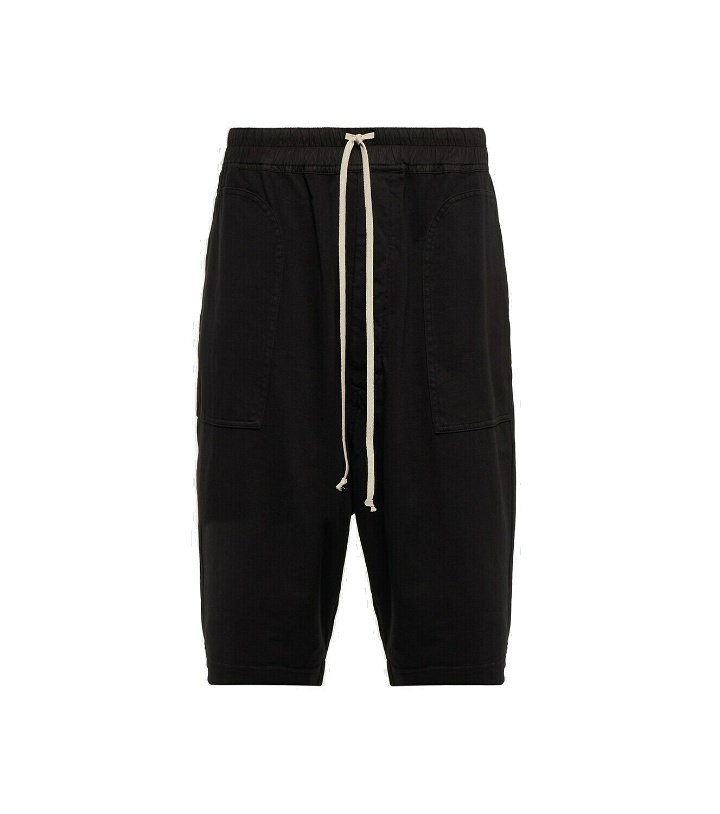 Photo: DRKSHDW by Rick Owens - Cotton jersey drawstring shorts