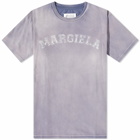 Maison Margiela Men's Colllege Logo T-Shirt in Lilac