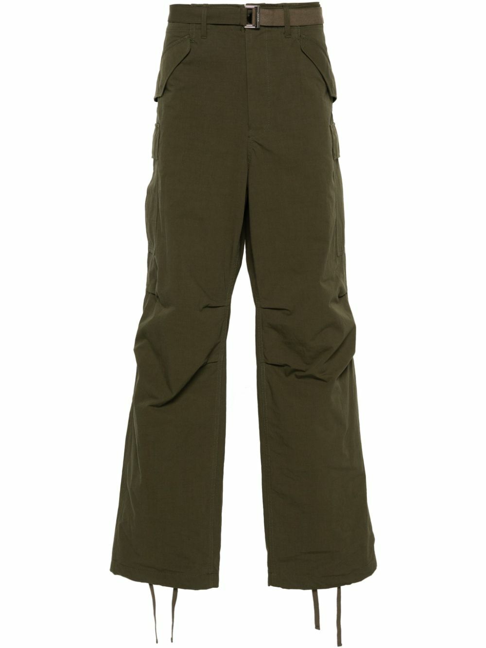 Sacai Men's Cotton Trousers Beige