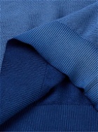 Altea - Slim-Fit Cotton-Piqué Polo Shirt - Blue