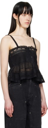 Isabel Marant Etoile Black Denys Tank Top