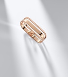 Repossi Berbere 18kt rose gold double ring with diamonds