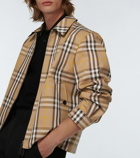 Burberry - Reversible checked cotton jacket