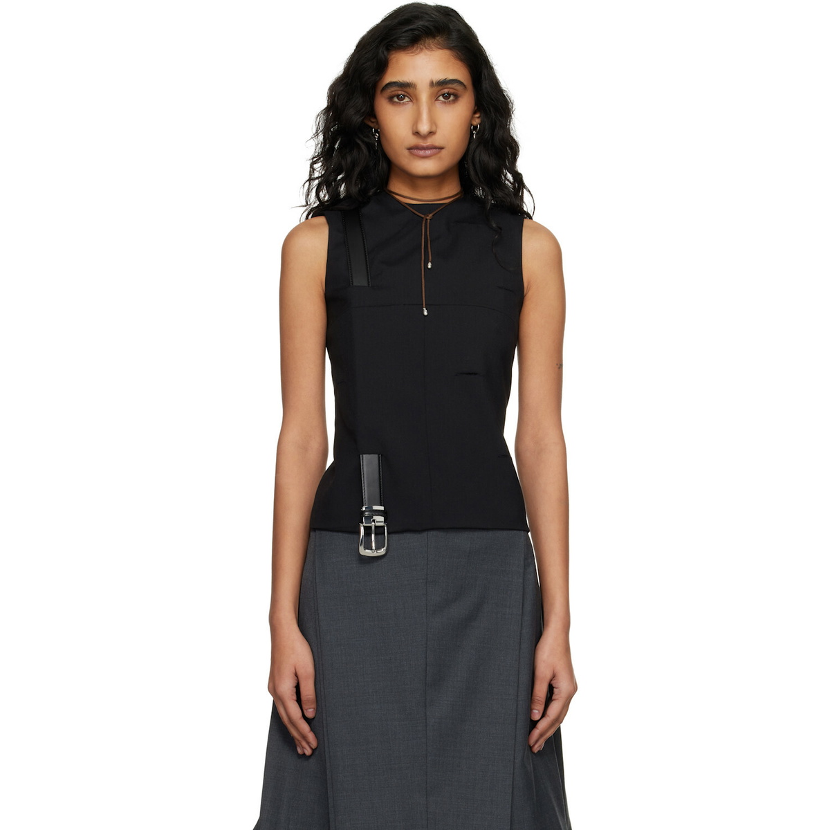 HODAKOVA Black Holy Top