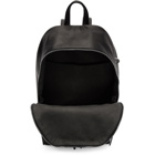 Rick Owens Black Leather Backpack