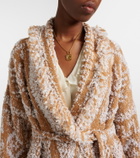 Alanui Send Beat wool-blend cardigan