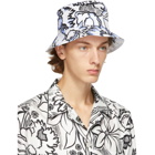 Fendi Reversible White and Black Joshua Vides Edition Bucket Hat