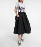 Alexander McQueen Printed cotton jersey T-shirt