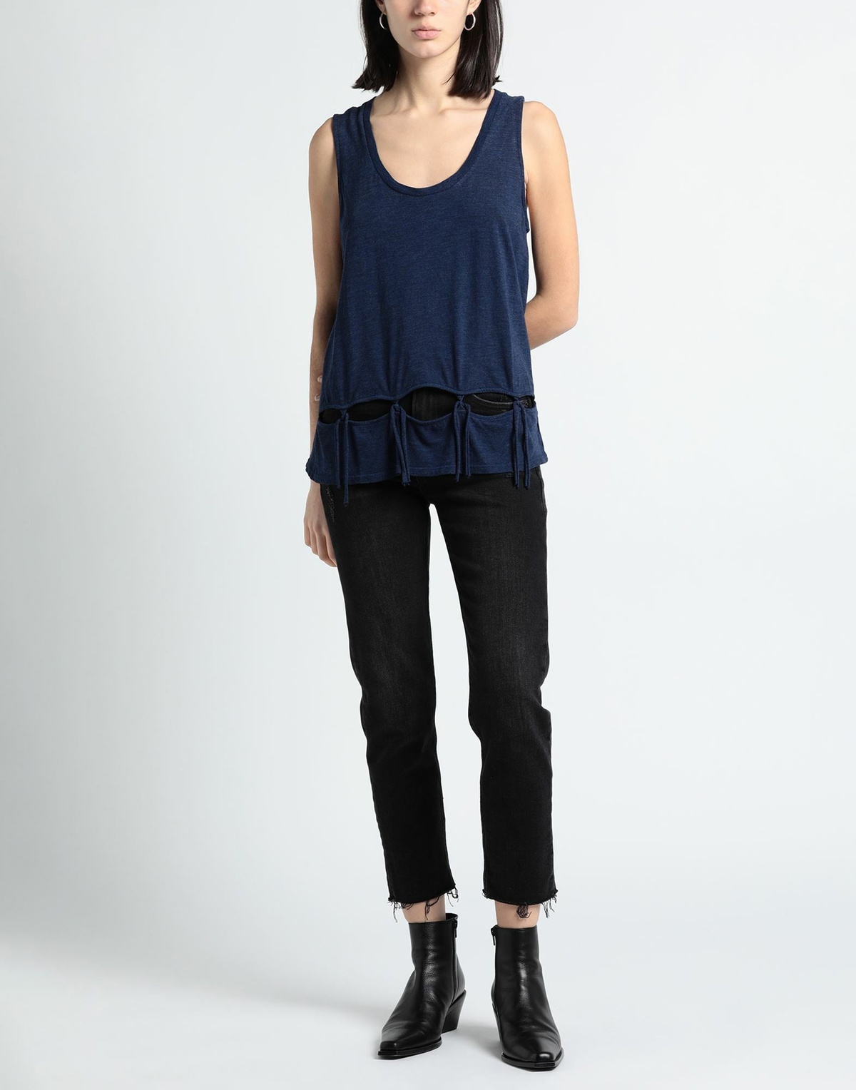 Lanston Womens Top Midnight in Blue
