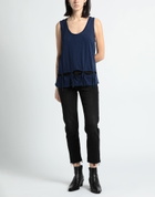 Lanston Womens Top Midnight in Blue