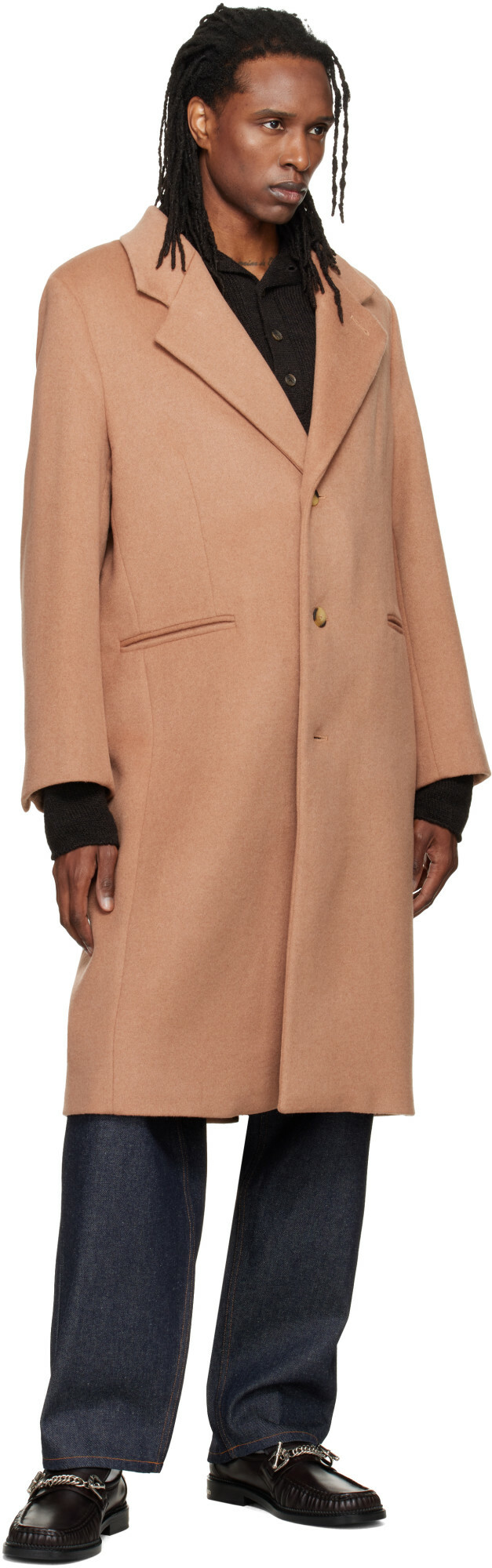 Carter Young Tan Cashmere Hewitt Coat