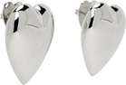 D'heygere SSENSE Exclusive Bridal Capsule 'Just Married' Heart Earrings