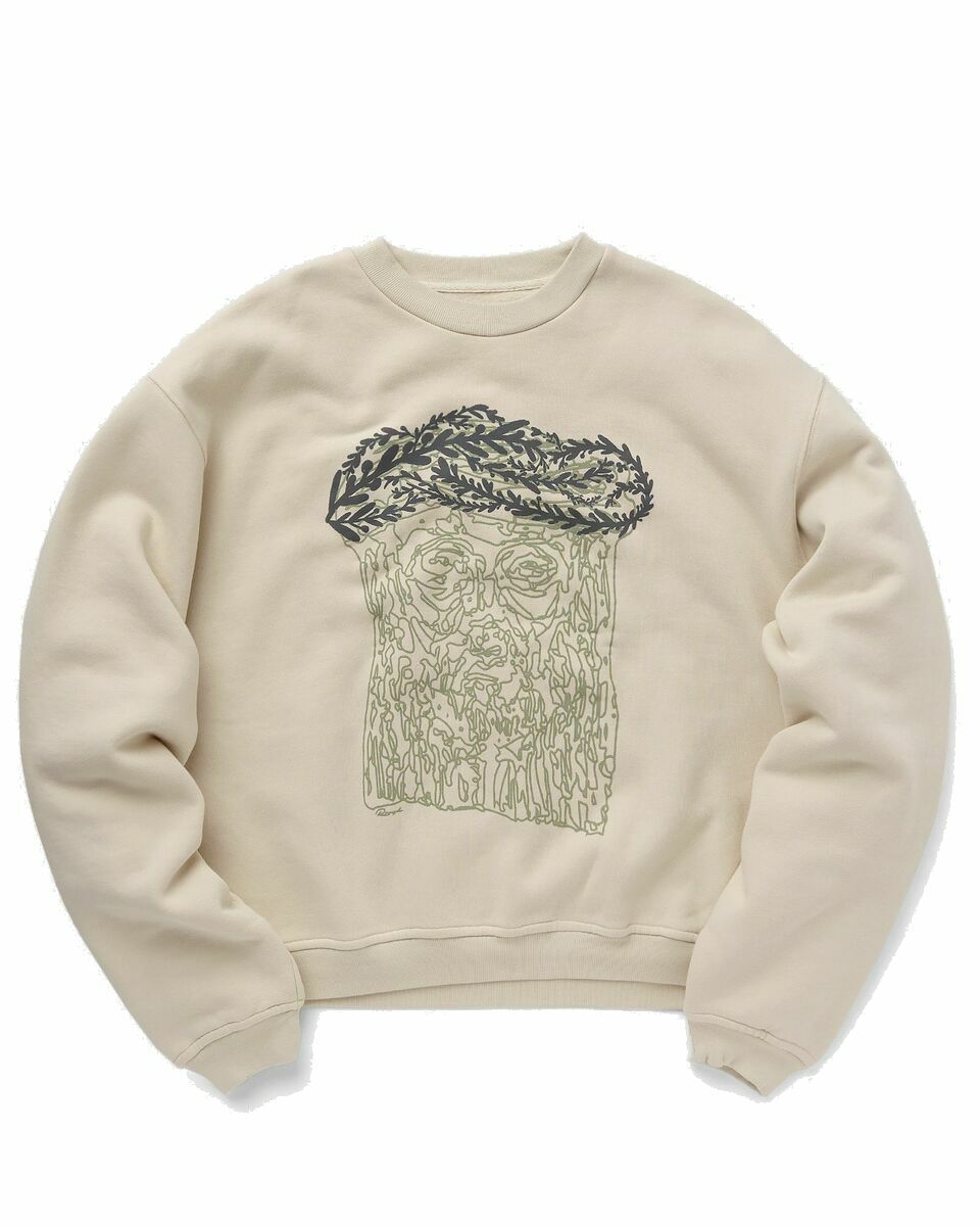 Photo: Rough. Isus Sweater Beige - Mens - Sweatshirts