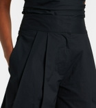 Proenza Schouler White Label Clio cotton-blend Bermuda shorts