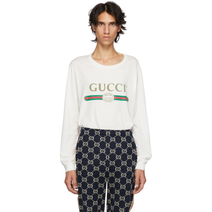 Photo: Gucci White Logo T-Shirt