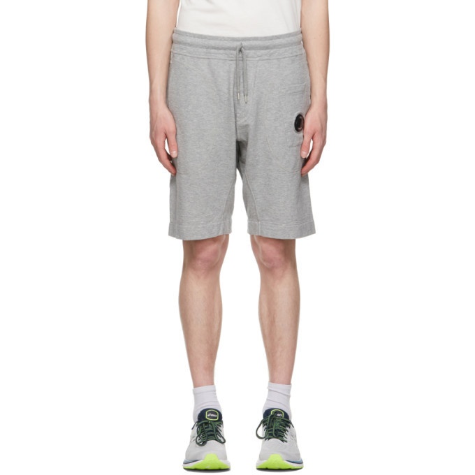 Photo: C.P. Company Grey Garment-Dyed Shorts