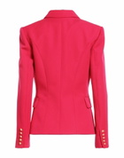 Balmain Womens Blazer Fuchsia