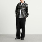 Stan Ray Men's Zip Shirt in Charcoal Plaid