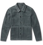 Mr P. - Suede Utility Jacket - Gray