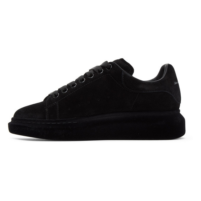 Suede black store alexander mcqueen's