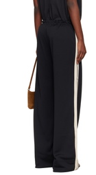 Palm Angels Black Classic Logo Track Loose Track Pants