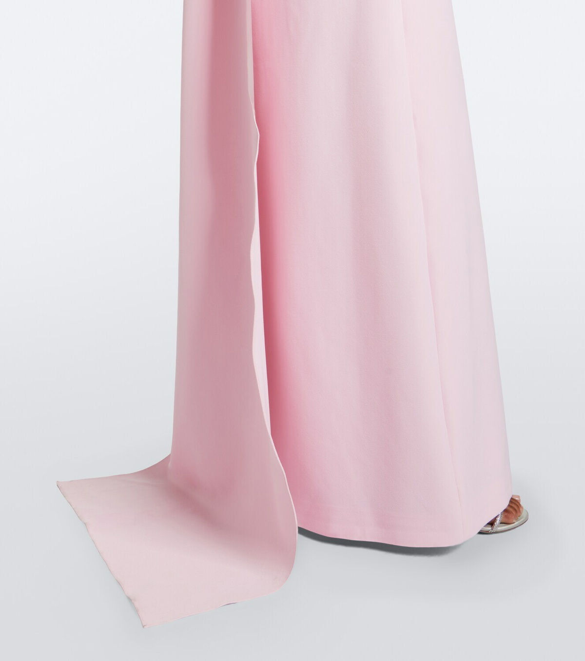 Safiyaa Mallory crêpe gown