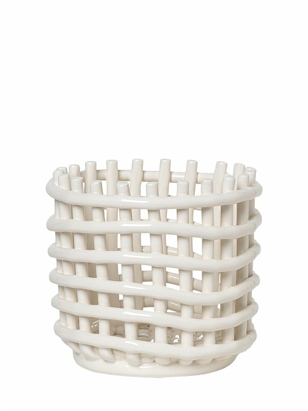 Photo: FERM LIVING - Small Glazed Ceramic Basket