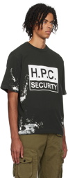 Heron Preston Black 'H.P.C. Security' T-Shirt