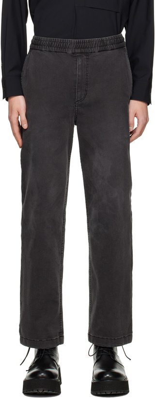 Photo: Solid Homme Gray String Lounge Pants