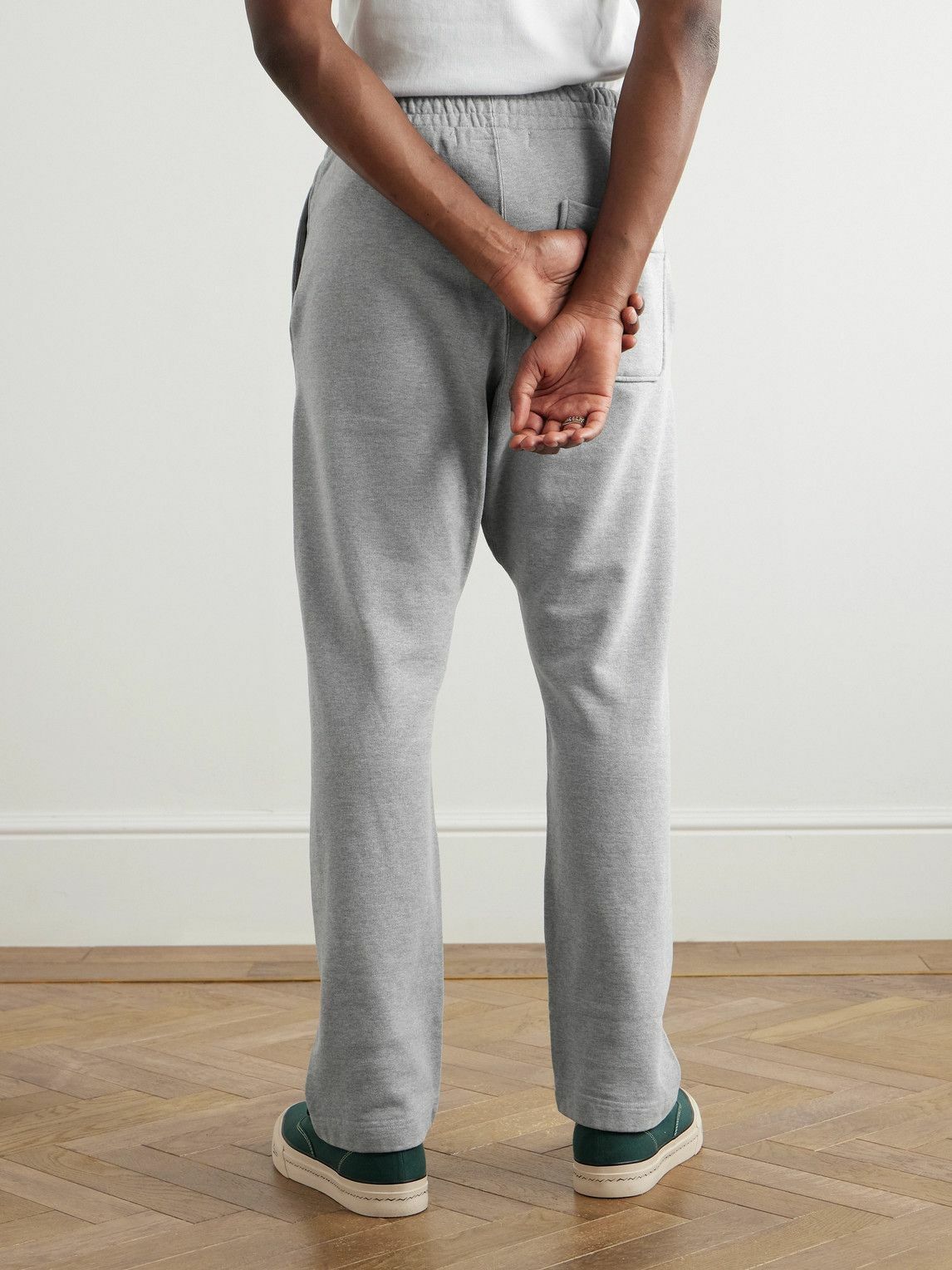 Remi Relief - Straight-Leg Cotton-Jersey Sweatpants - Gray