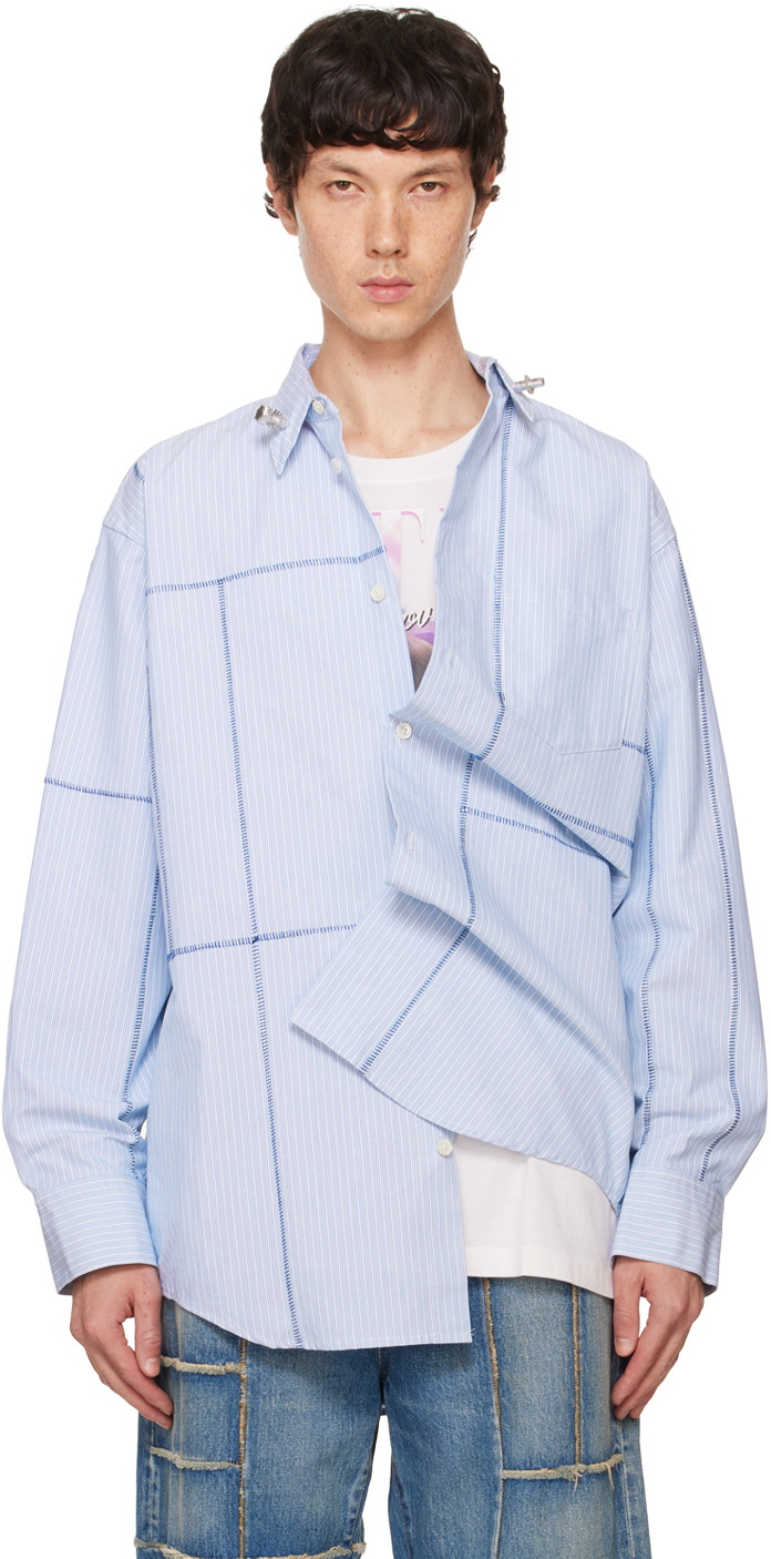 doublet Blue Frankenstein Cutting Shirt